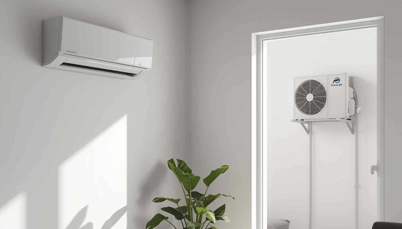 Wall-mounted split system